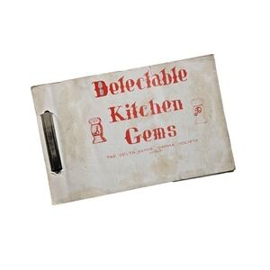 Delectable Kitchen Gems Delta Kappa Gamma Society 1967 Vintage Sorority Cookbook